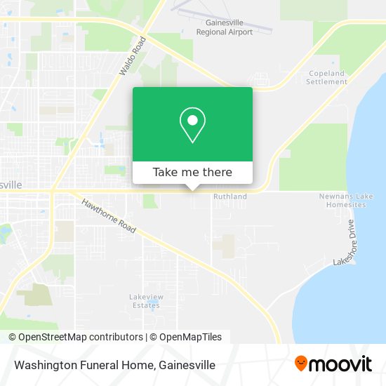 Mapa de Washington Funeral Home