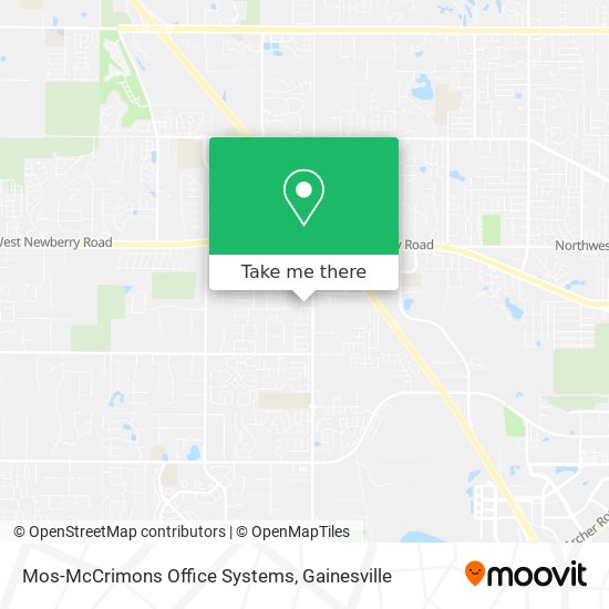 Mos-McCrimons Office Systems map