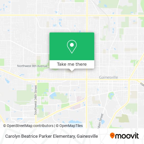 How to get to Carolyn Beatrice Parker Elementary in Gainesville by