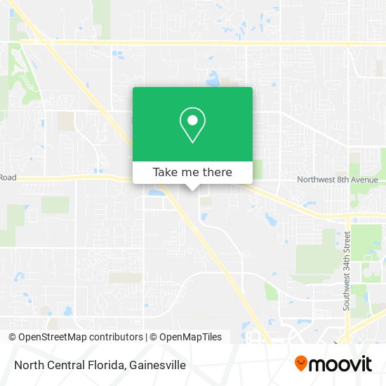 North Central Florida map