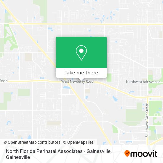 North Florida Perinatal Associates - Gainesville map