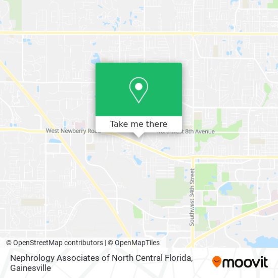 Nephrology Associates of North Central Florida map