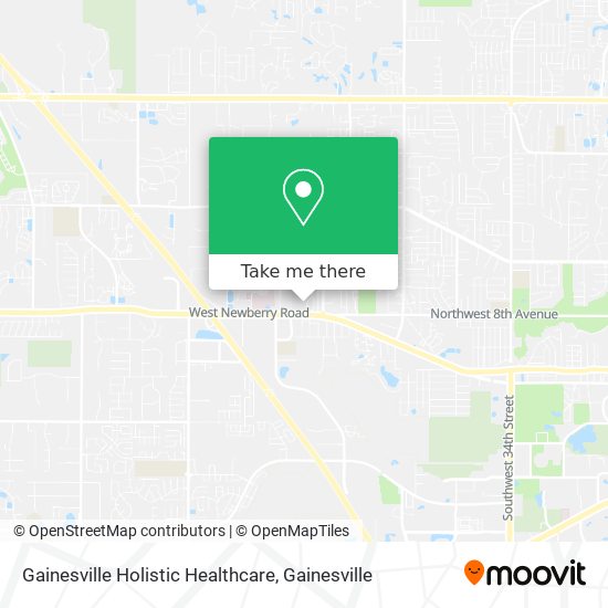 Gainesville Holistic Healthcare map