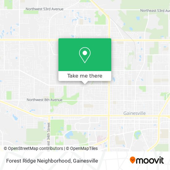 Forest Ridge Neighborhood map