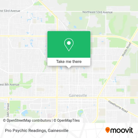 Pro Psychic Readings map