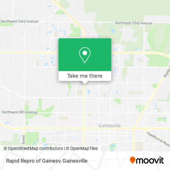 Mapa de Rapid Repro of Gainesv