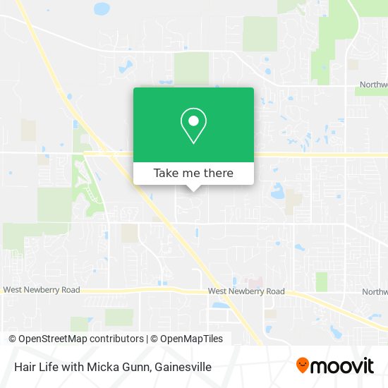 Hair Life with Micka Gunn map