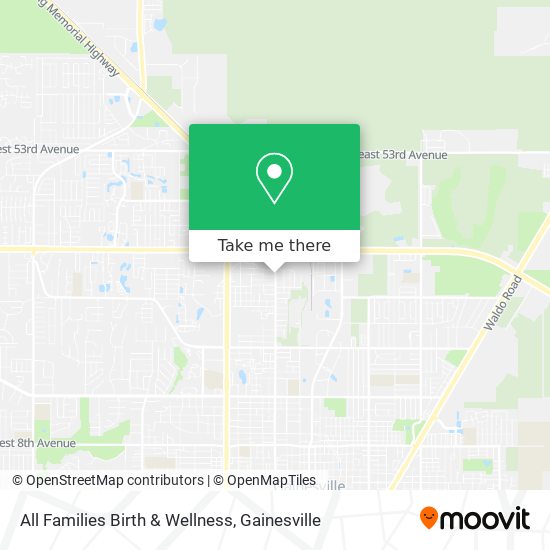 All Families Birth & Wellness map