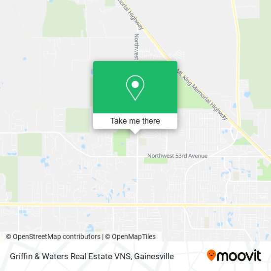 Griffin & Waters Real Estate VNS map