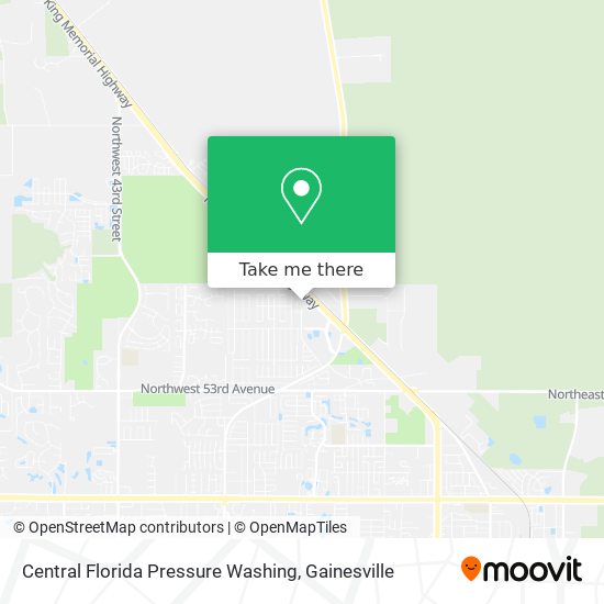 Central Florida Pressure Washing map