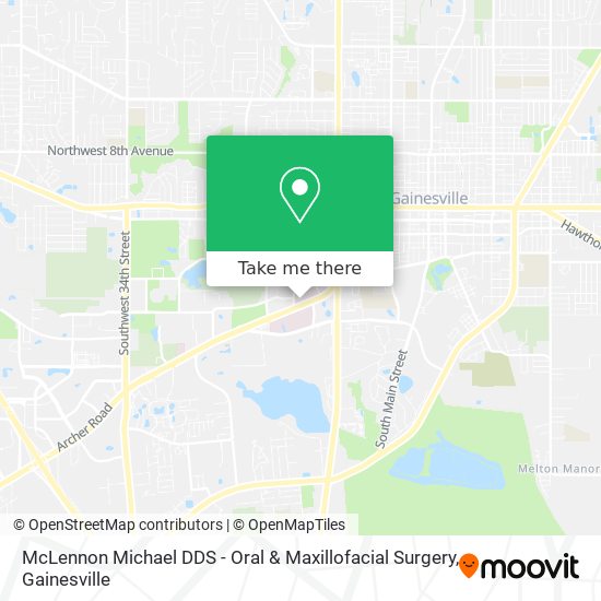 McLennon Michael DDS - Oral & Maxillofacial Surgery map