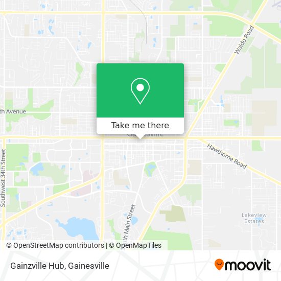 Gainzville Hub map