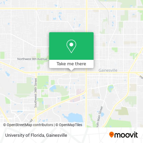 University of Florida map