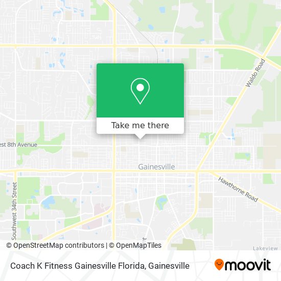 Coach K Fitness Gainesville Florida map