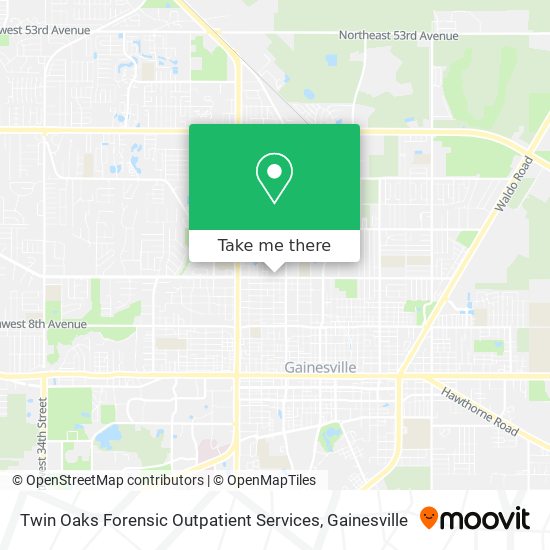 Twin Oaks Forensic Outpatient Services map