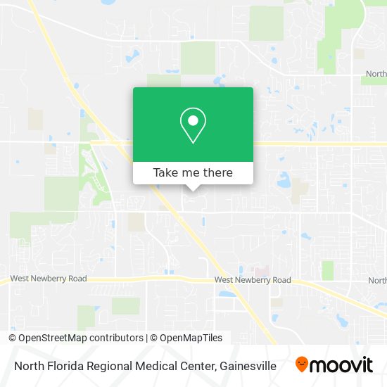 North Florida Regional Medical Center map