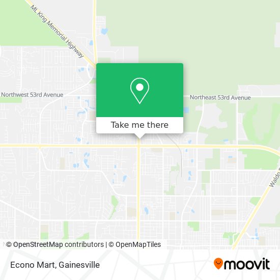 Econo Mart map