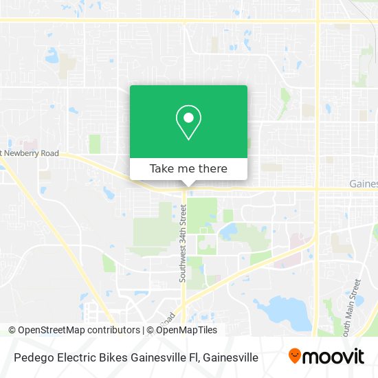 Pedego Electric Bikes Gainesville Fl map