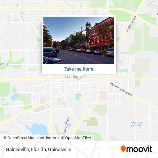 Mapa de Gainesville, Florida