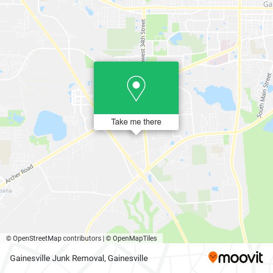 Mapa de Gainesville Junk Removal