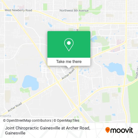 Joint Chiropractic Gainesville at Archer Road map