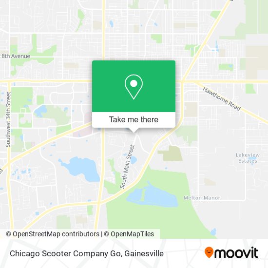 Mapa de Chicago Scooter Company Go