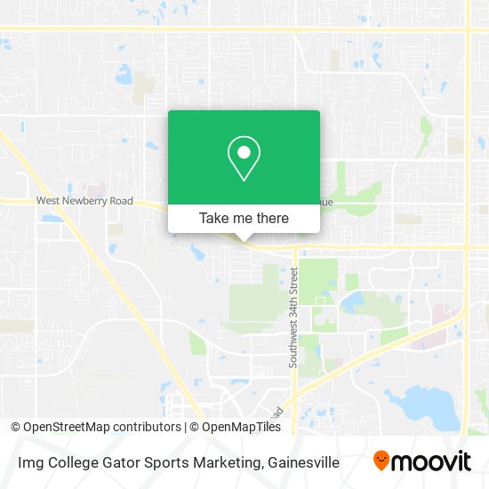 Mapa de Img College Gator Sports Marketing