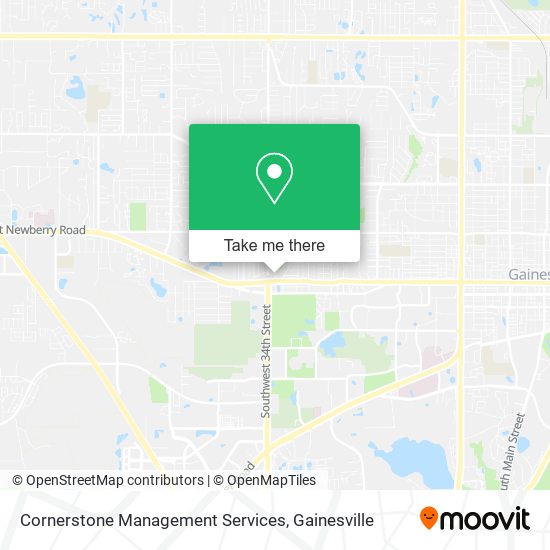 Cornerstone Management Services map