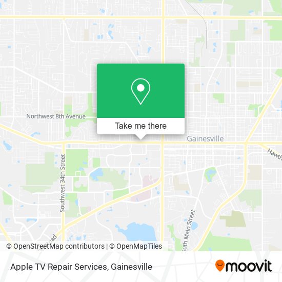 Apple TV Repair Services map