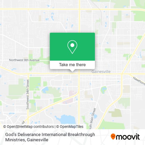 God's Deliverance International Breakthrough Ministries map