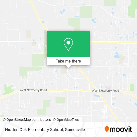 Hidden Oak Elementary School map