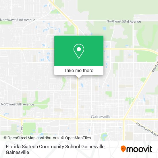 Florida Siatech Community School Gainesville map