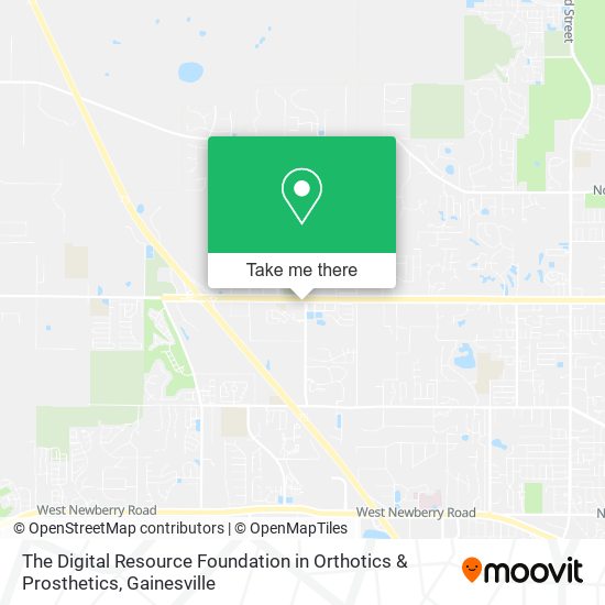 Mapa de The Digital Resource Foundation in Orthotics & Prosthetics