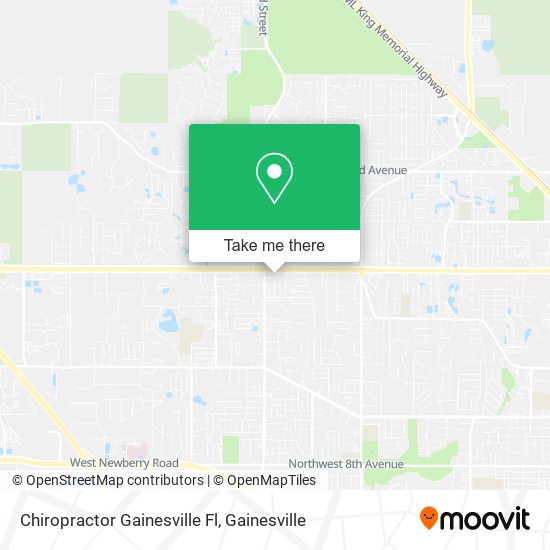 Chiropractor Gainesville Fl map