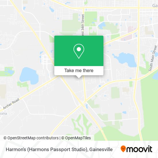 Mapa de Harmon's (Harmons Passport Studio)