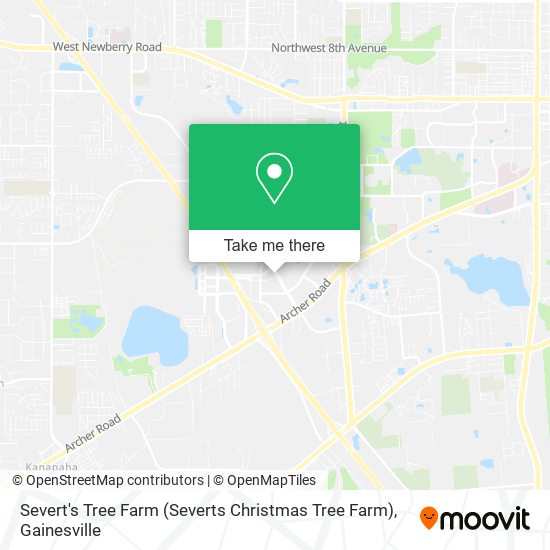 Severt's Tree Farm (Severts Christmas Tree Farm) map