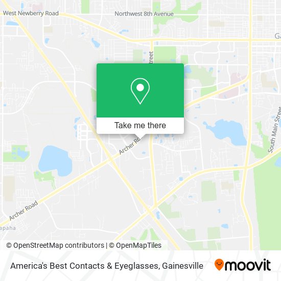 Mapa de America's Best Contacts & Eyeglasses