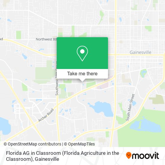 Mapa de Florida AG in Classroom (Florida Agriculture in the Classroom)