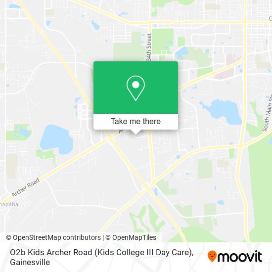 O2b Kids Archer Road (Kids College III Day Care) map