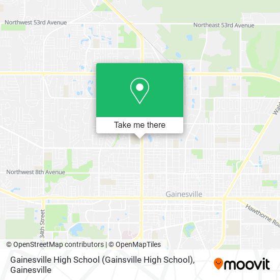 Mapa de Gainesville High School (Gainsville High School)