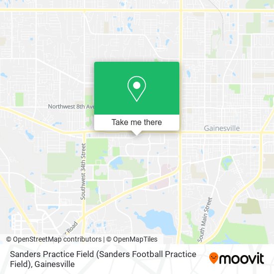 Sanders Practice Field map