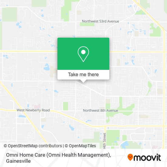 Mapa de Omni Home Care (Omni Health Management)