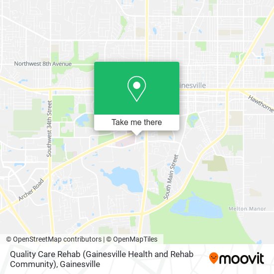 Quality Care Rehab (Gainesville Health and Rehab Community) map