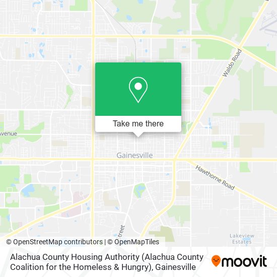 Alachua County Housing Authority (Alachua County Coalition for the Homeless & Hungry) map