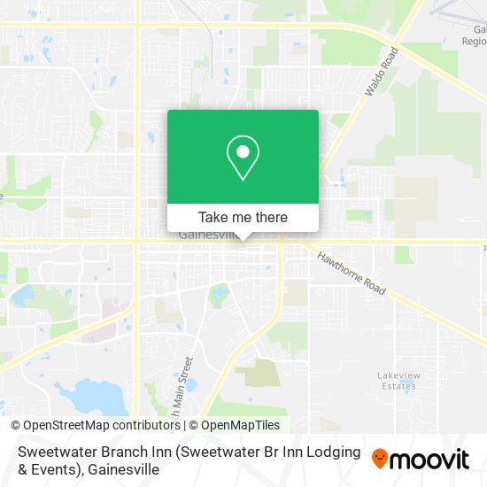 Mapa de Sweetwater Branch Inn (Sweetwater Br Inn Lodging & Events)