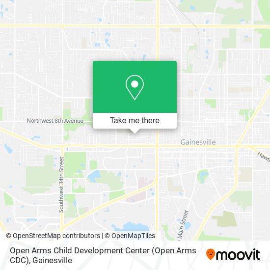 Mapa de Open Arms Child Development Center (Open Arms CDC)