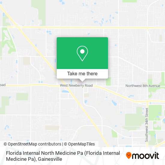 Mapa de Florida Internal North Medicine Pa