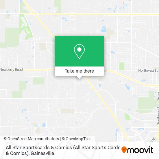 Mapa de All Star Sportscards & Comics (All Star Sports Cards & Comics)