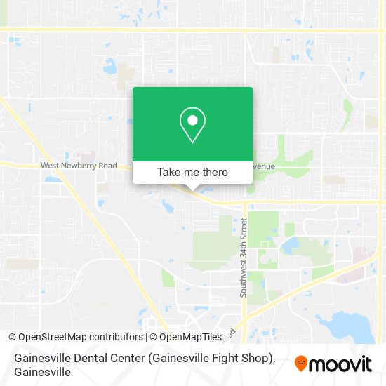 Mapa de Gainesville Dental Center (Gainesville Fight Shop)