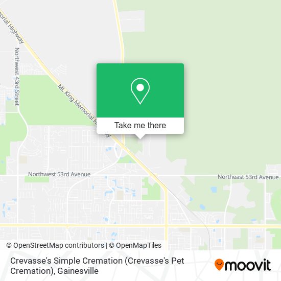 Crevasse's Simple Cremation map